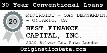 BEST FINANCE CAPITAL 30 Year Conventional Loans silver