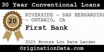 First Bank 30 Year Conventional Loans bronze