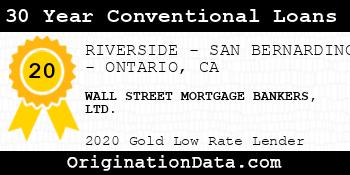 WALL STREET MORTGAGE BANKERS LTD. 30 Year Conventional Loans gold
