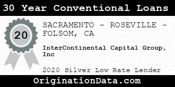 InterContinental Capital Group Inc 30 Year Conventional Loans silver