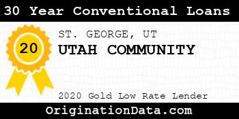 UTAH COMMUNITY 30 Year Conventional Loans gold