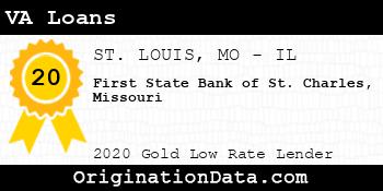 First State Bank of St. Charles Missouri VA Loans gold