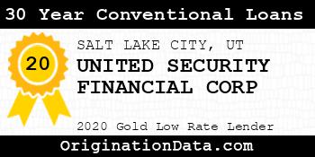 UNITED SECURITY FINANCIAL CORP 30 Year Conventional Loans gold