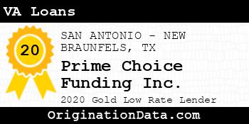Prime Choice Funding  VA Loans gold