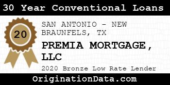 PREMIA MORTGAGE  30 Year Conventional Loans bronze