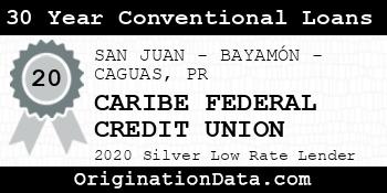 CARIBE FEDERAL CREDIT UNION 30 Year Conventional Loans silver