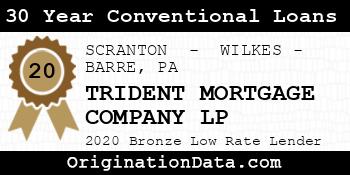 TRIDENT MORTGAGE COMPANY LP 30 Year Conventional Loans bronze