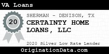 CERTAINTY HOME LOANS VA Loans silver