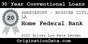 Home Federal Bank 30 Year Conventional Loans silver