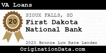 First Dakota National Bank VA Loans bronze