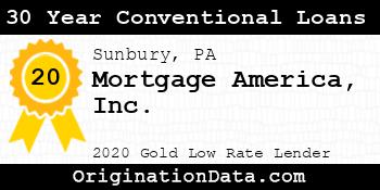 Mortgage America 30 Year Conventional Loans gold