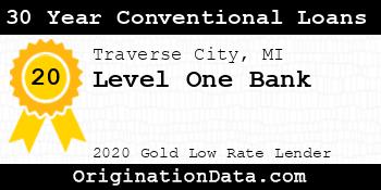Level One Bank 30 Year Conventional Loans gold