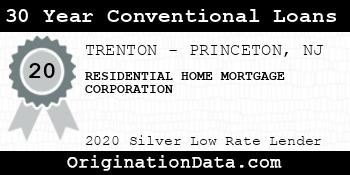 RESIDENTIAL HOME MORTGAGE CORPORATION 30 Year Conventional Loans silver