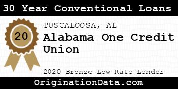 Alabama One Credit Union 30 Year Conventional Loans bronze