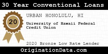 University of Hawaii Federal Credit Union 30 Year Conventional Loans bronze