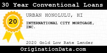 INTERNATIONAL CITY MORTGAGE 30 Year Conventional Loans gold