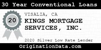 KINGS MORTGAGE SERVICES 30 Year Conventional Loans silver