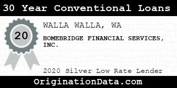 HOMEBRIDGE FINANCIAL SERVICES 30 Year Conventional Loans silver