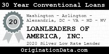 LOANLEADERS OF AMERICA 30 Year Conventional Loans silver