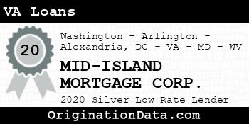 MID-ISLAND MORTGAGE CORP. VA Loans silver