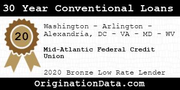 Mid-Atlantic Federal Credit Union 30 Year Conventional Loans bronze