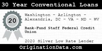 Bank-Fund Staff Federal Credit Union 30 Year Conventional Loans silver
