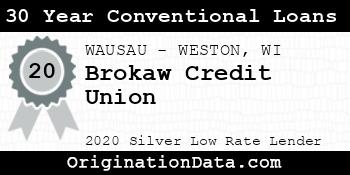 Brokaw Credit Union 30 Year Conventional Loans silver