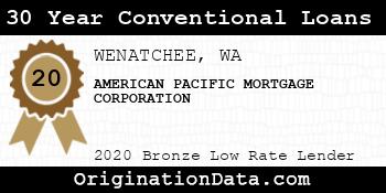 AMERICAN PACIFIC MORTGAGE CORPORATION 30 Year Conventional Loans bronze