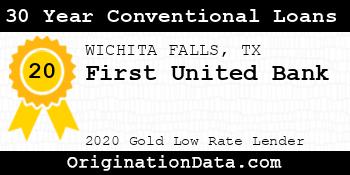 First United Bank 30 Year Conventional Loans gold