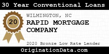 RAPID MORTGAGE COMPANY 30 Year Conventional Loans bronze