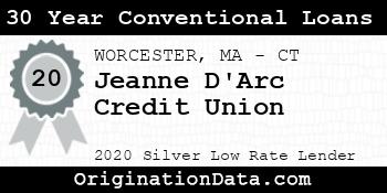 Jeanne D'Arc Credit Union 30 Year Conventional Loans silver