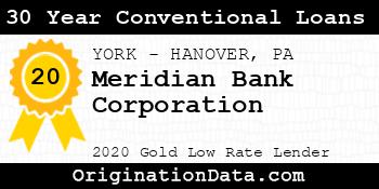 Meridian Bank Corporation 30 Year Conventional Loans gold