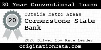 Cornerstone State Bank 30 Year Conventional Loans silver