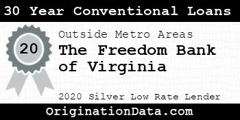 The Freedom Bank of Virginia 30 Year Conventional Loans silver