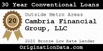 Cambria Financial Group 30 Year Conventional Loans bronze