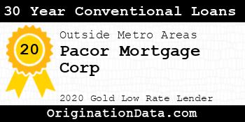 Pacor Mortgage Corp 30 Year Conventional Loans gold
