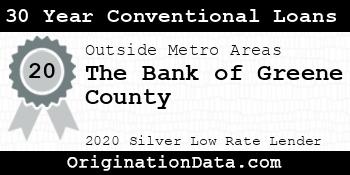 The Bank of Greene County 30 Year Conventional Loans silver