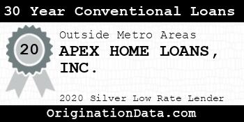 APEX HOME LOANS 30 Year Conventional Loans silver