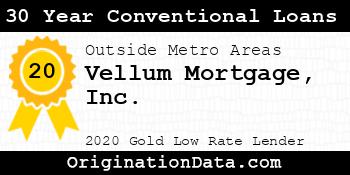 Vellum Mortgage 30 Year Conventional Loans gold
