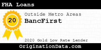 BancFirst FHA Loans gold