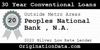 Peoples National Bank N.A. 30 Year Conventional Loans silver