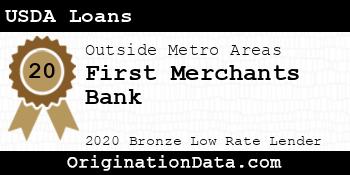 First Merchants Bank USDA Loans bronze
