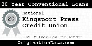 Kingsport Press Credit Union 30 Year Conventional Loans silver