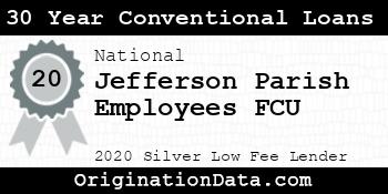 Jefferson Parish Employees FCU 30 Year Conventional Loans silver