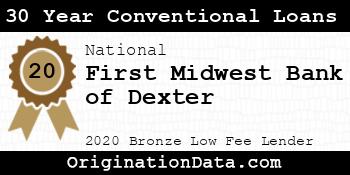 First Midwest Bank of Dexter 30 Year Conventional Loans bronze