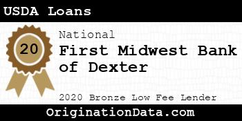 First Midwest Bank of Dexter USDA Loans bronze