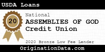 ASSEMBLIES OF GOD Credit Union USDA Loans bronze