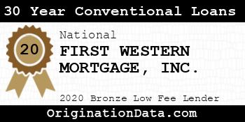 FIRST WESTERN MORTGAGE 30 Year Conventional Loans bronze