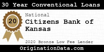 Citizens Bank of Kansas 30 Year Conventional Loans bronze