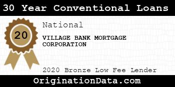 VILLAGE BANK MORTGAGE CORPORATION 30 Year Conventional Loans bronze